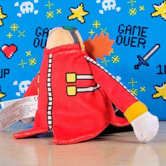 Jakks Pacific Sonic The Hedgehog Doctor Eggman 8" UltraSoft Video Gaming Plush - Picture 3 of 12